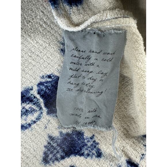 Raquel Allegra Tie Dye Silk Knit Short Sleeve Mini Women's Size 0 US Small/4 - Picture 9 of 10